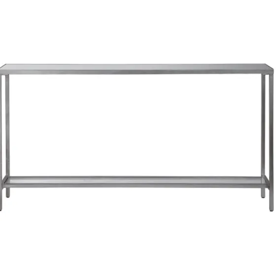Metal Mirrored Top Slim Console Table-Kirkland's Home Fashion