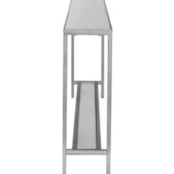 Metal Mirrored Top Slim Console Table-Kirkland's Home Fashion