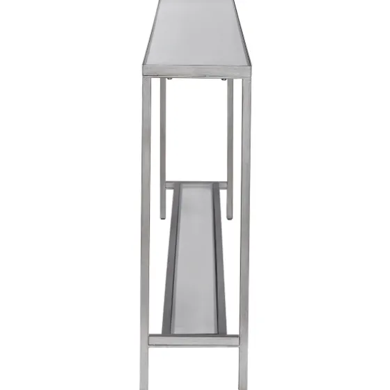 Metal Mirrored Top Slim Console Table-Kirkland's Home Fashion