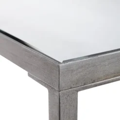 Metal Mirrored Top Slim Console Table-Kirkland's Home Fashion