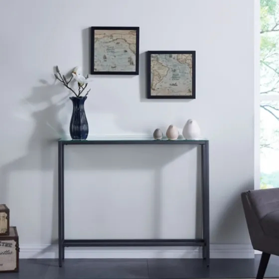 Metal Mirrored Top Slim Console Table-Kirkland's Home Cheap