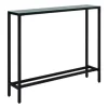 Metal Mirrored Top Slim Console Table-Kirkland's Home Fashion
