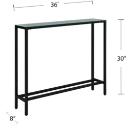 Metal Mirrored Top Slim Console Table-Kirkland's Home Fashion