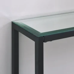 Metal Mirrored Top Slim Console Table-Kirkland's Home Fashion
