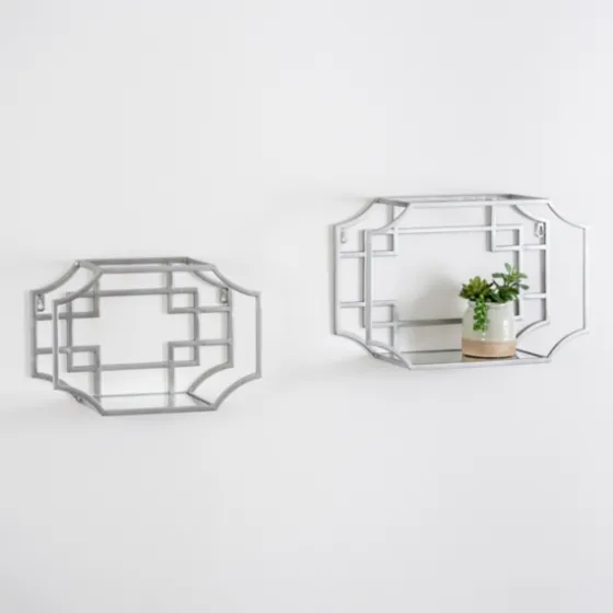 Metal Nesting Wall Shelves, Set Of 2-Kirkland's Home Shop