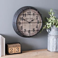 Metal New York Subway Wall Clock-Kirkland's Home Flash Sale