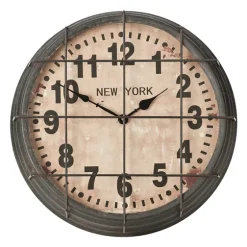 Metal New York Subway Wall Clock-Kirkland's Home Flash Sale