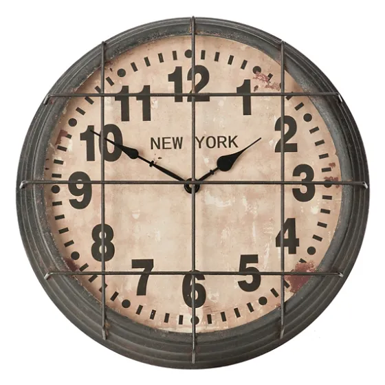 Metal New York Subway Wall Clock-Kirkland's Home Flash Sale