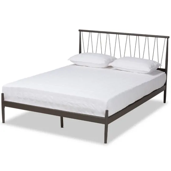 Metal Open Headboard Full Platform Bed-Kirkland's Home Outlet