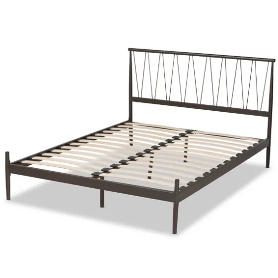 Metal Open Headboard Full Platform Bed-Kirkland's Home Outlet