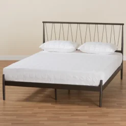 Metal Open Headboard Full Platform Bed-Kirkland's Home Outlet