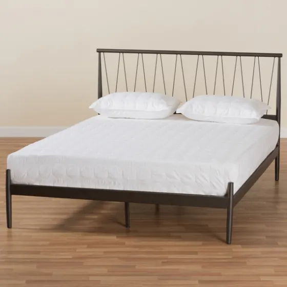 Metal Open Headboard Full Platform Bed-Kirkland's Home Outlet