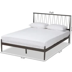 Metal Open Headboard Full Platform Bed-Kirkland's Home Outlet