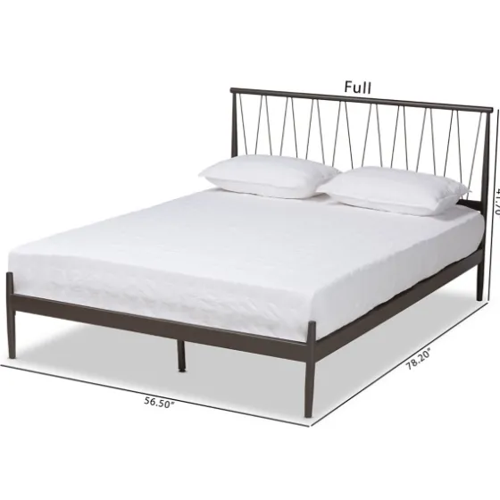 Metal Open Headboard Full Platform Bed-Kirkland's Home Outlet
