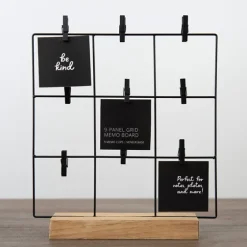 Metal Peg Board With Metal Clips-Kirkland's Home Fashion
