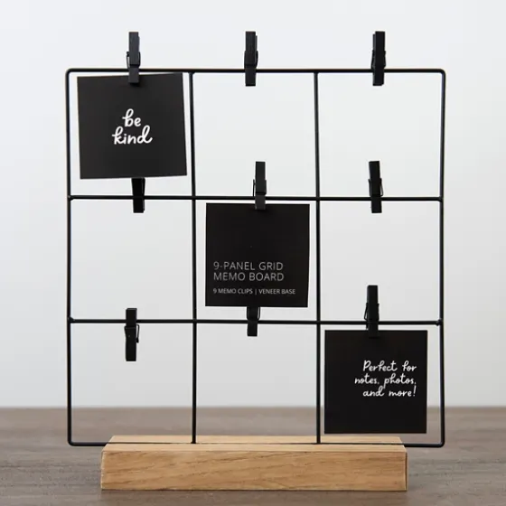 Metal Peg Board With Metal Clips-Kirkland's Home Fashion