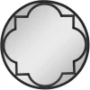 Metal Quatrefoil Round Frame Wall Mirror-Kirkland's Home Shop