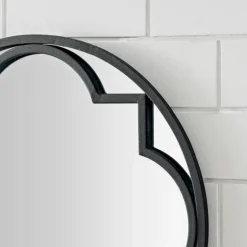 Metal Quatrefoil Round Frame Wall Mirror-Kirkland's Home Shop