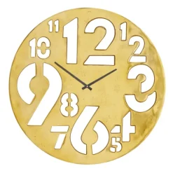 Metal Round Frame Cutout Numerals Clock-Kirkland's Home New