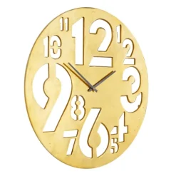 Metal Round Frame Cutout Numerals Clock-Kirkland's Home New
