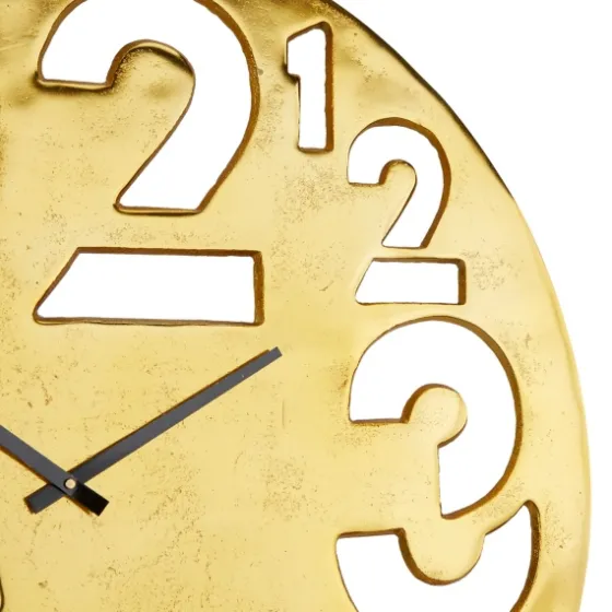 Metal Round Frame Cutout Numerals Clock-Kirkland's Home New