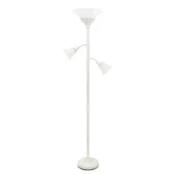 Metal 3-Scallop Glass Floor Lamp-Kirkland's Home Online