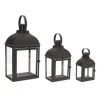 Metal Slope Top Lanterns, Set Of 3-Kirkland's Home Flash Sale