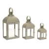 Metal Slope Top Lanterns, Set Of 3-Kirkland's Home Shop