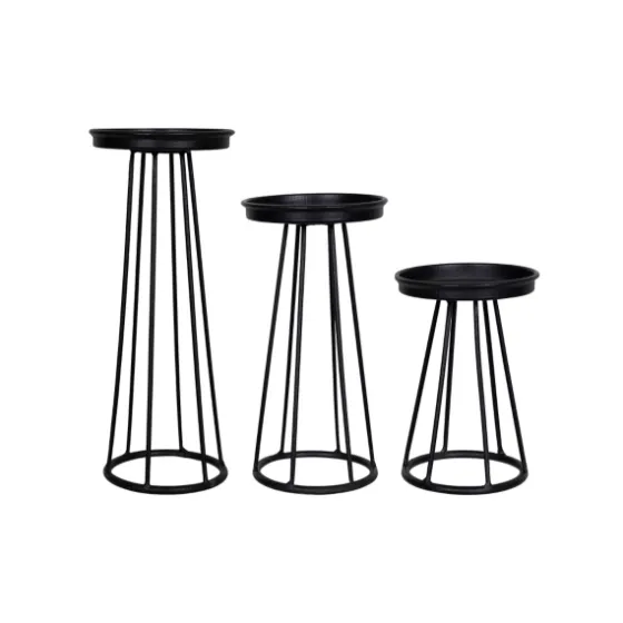 Metal Soho Candle Holders, Set Of 3-Kirkland's Home Sale
