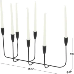 Metal Taper Candle Holder Runner-Kirkland's Home Outlet