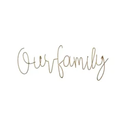 Metal This Is Our Family Wall Plaque-Kirkland's Home Outlet