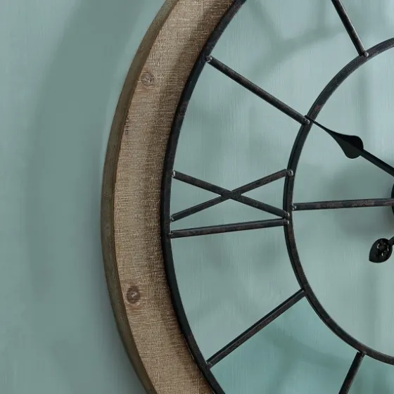 Metal Timeworn Wall Clock-Kirkland's Home Clearance