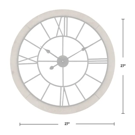 Metal Timeworn Wall Clock-Kirkland's Home Clearance