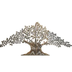 Metal Trunk With Leaves Wall Plaque-Kirkland's Home Clearance