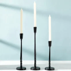 Metal Twisted Taper Candle Holder, 15 In.-Kirkland's Home Best