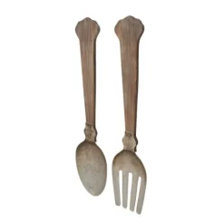 Metal Utensils Wall Plaques, Set Of 2-Kirkland's Home Hot
