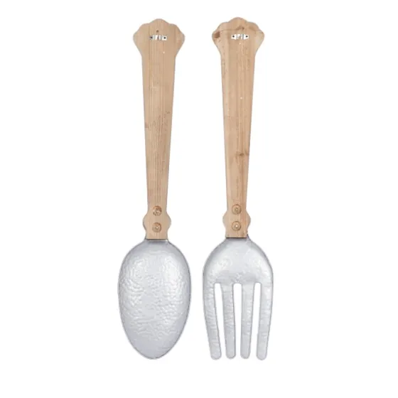 Metal Utensils Wall Plaques, Set Of 2-Kirkland's Home Hot