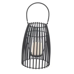 Metal Vertical Caged Lantern, 12 In.-Kirkland's Home Cheap