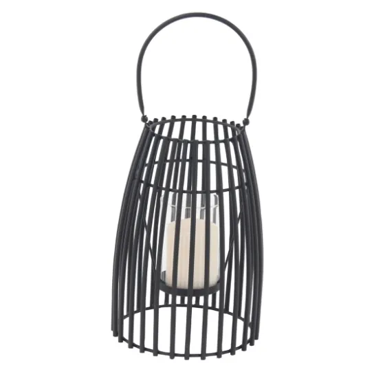 Metal Vertical Caged Lantern, 12 In.-Kirkland's Home Cheap