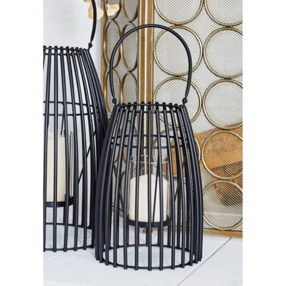 Metal Vertical Caged Lantern, 12 In.-Kirkland's Home Cheap