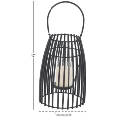 Metal Vertical Caged Lantern, 12 In.-Kirkland's Home Cheap