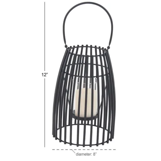 Metal Vertical Caged Lantern, 12 In.-Kirkland's Home Cheap