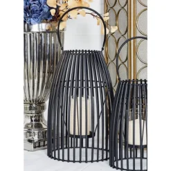 Metal Vertical Caged Lantern, 16 In.-Kirkland's Home Cheap