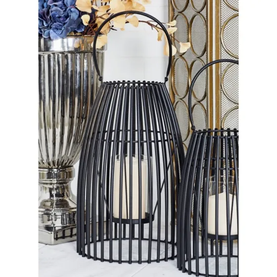 Metal Vertical Caged Lantern, 16 In.-Kirkland's Home Cheap