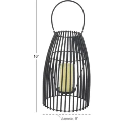Metal Vertical Caged Lantern, 16 In.-Kirkland's Home Cheap