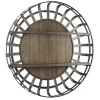 Metal Wall Shelf With Wood Back-Kirkland's Home Online