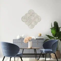 Metal Waves Wall Plaque-Kirkland's Home Cheap