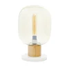 Metal White Marble Mushroom Shade Table Lamp-Kirkland's Home Fashion