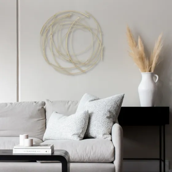 Metal Wire Abstract Wall Plaque-Kirkland's Home Store