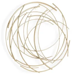 Metal Wire Abstract Wall Plaque-Kirkland's Home Store